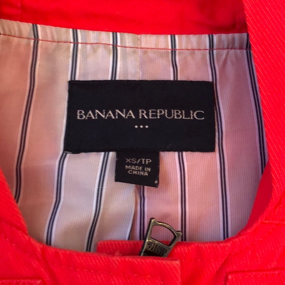 Banana Republic Corduroy Red Toggle Coat - Picture 4 of 13